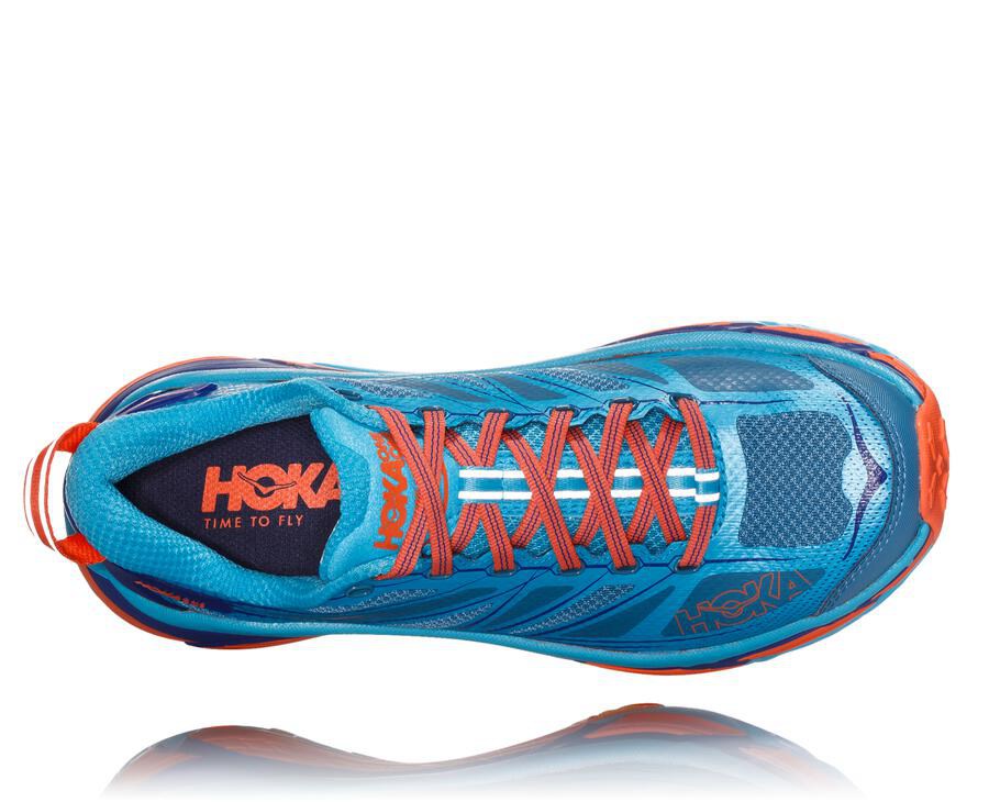 Hoka One One Trailsko Dame - Mafate Speed 2 - Blå - 968472NJI